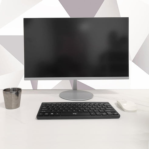 SR Mini Keyboard 2.4G Wireless Thin Light 78 Keys USB Multimedia Small for Pc Computer Laptop (Black)...