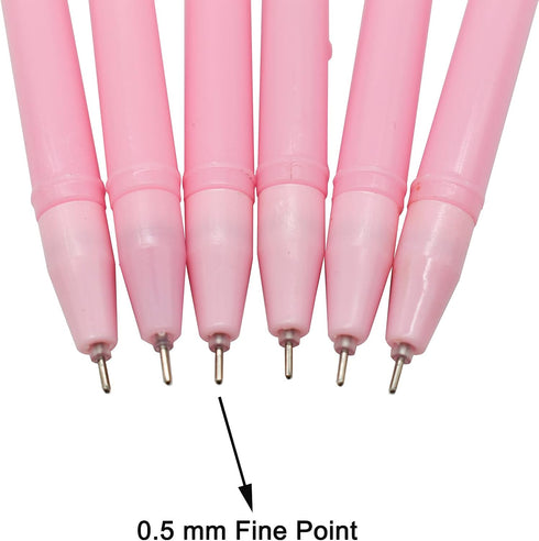 Maydahui 28PCS Crown Flamingo Shaped Rollerball Pen Black Gel Ink Pens Cute Animal Design for Office School Home...