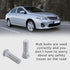 5PCS Wheel Studs, 49mm Long & M12x1.5 Steel Lug Bolts, Steel Tire Studs Replacemnet OEM#610-266 90942-02049 Wheel Lug Stud Car Accessories Compati...
