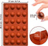 Mini 24-Cavity Semi Sphere Silicone Molds Non-Stick, 2 Packs Half Sphere Silicone Baking Molds for Making Jelly, Chocolates and Cake...