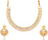 Efulgenz Pearl Indian Choker Indian Pearl Necklace Indian Faux Pearl Necklace Jewelry Set Cz Cubic Zirconia Beaded Choker Necklace Earrings Jewelr...