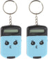 2pcs Mini Calculator Keychain Portable Cute Cartoon Calculator Electronic Pocket Calculator with Key Ring for Children Students School Supplies Ke...
