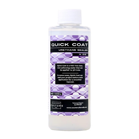 Counter Culture DIY Clear Quick Coat Sealer for Resin Art, 4 oz bottle Epoxy Supplies for Coating & Casting, Tumblers, Keychains, Jewelry, No VOC ...