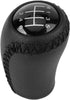 Qiilu Leather Gear Stick Shift Knob Shifter Head Cover for Mazda 3 BK BL/5 CR CW/6 II GH 05-14...