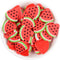 50 Pack Fruit Vegetable Plastic Charms Resin Flatbacks Buttons Beads Polymer Clay Beads for Miniature Fairy Garden Hair Acscessories Home Decorati...