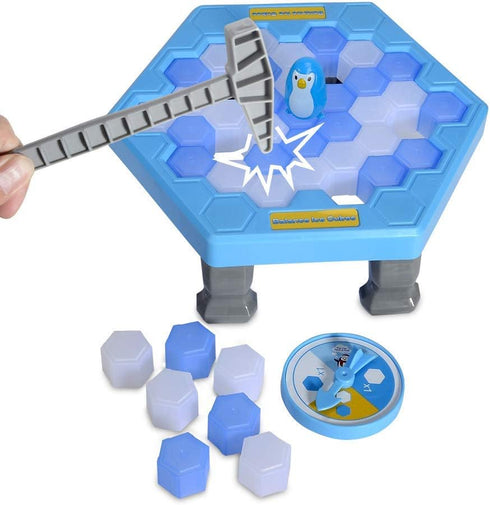 SS Save Penguin On Ice Game, Penguin Trap Break ice Activate Family Party Ice Breaking Kids Puzzle Table Knock Block...