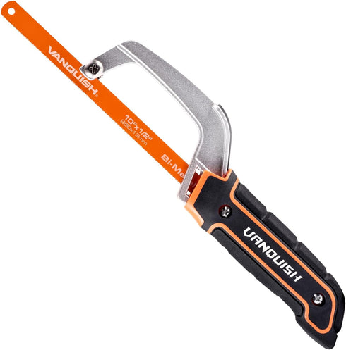 VANQUISH Aluminum Frame Mini Wood Hack Saw Metal Cutter Hand Hacksaw for Woodworking (4851)...