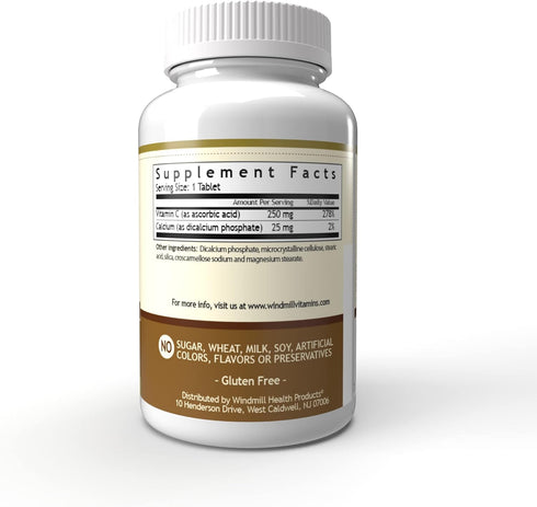 VIT C TABS 250 MG WMILL 100...
