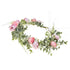 Floral Fall Artificial Baby Breath Flower Halo Wedding Crown Lilac Bridal Headpiece Greenery Crown HC-24 (F-pink)...