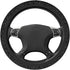 Leopard Steering Wheel Covers Non Slip Neoprene Steering Wheel Protector Cover Universal 15 Inch for Men Women (Black Green Grey)...