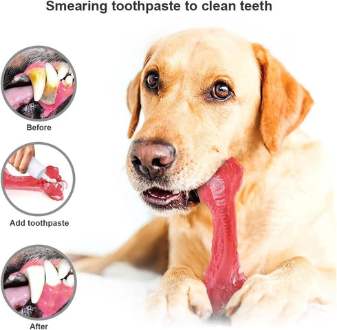 FurFavor Premium Dental Dog Chew Bone for Aggressive Chewers, Large Durable Dog Chew Toys, Long-Lasting, Dental Health Support...
