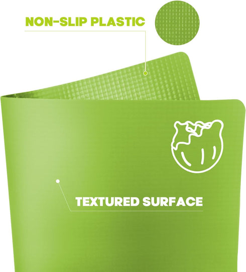 Goodluck 4 Pieces Flexible Cutting Boards, BPA Free Plastic Cutting Boards for Kitchen, Non Slip Cutting Mat for Meat and Vegetables...