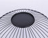 Short Curved-Edge Modern Creative Stylish Single Tier Dish,Metal Iron Wire Fruit Vegetables Bread Decorative Stand Serving Bowls Basket Holder (Bl...