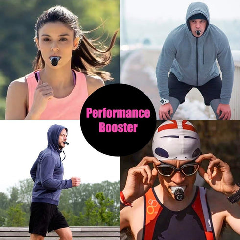 Breathing Trainer, Portable Muscle Trainer with Adjustable Resistance, Compact Lung Exercise Device, Detachable for Easy Cleaning...