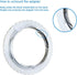 Haoge Lens Mount Adapter for Contax/Yashica C/Y CY Mount Lens to Canon EOS Rebel 80D 70D 60D 50D 550D 500D 5D 5DS 7D EF EF-S Mount Camera Silver...