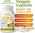 | C D Z | Vitamin C, 1000mg | Vitamin D3, 125mcg | Zinc, 25mg | Non-GMO & Gluten Free | 120 Vegetarian Capsules |120 Servings...