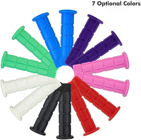 SAPLIZE Bike Handlebar Grips, for Kids Girls Boys Bikes, Balance Bikes, Road Bikes and Scooters, Length 4.9", Soft and Comfortable...