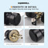 KNOBWELL 1 Pack Passage Door Knob for Hallway or Closet, Matte Black Interior Door Knobs, Non-Locking Door Handle Set Closet Door Knob, Hall & Clo...