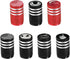 Valve Caps for Car Tires | Universal Tire Valve Stem Caps for Cars SUVs Trucks Motorcycles Bicycles | 4 Pack Skull Gesture Logo Car Decoration Acc...