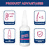 Ceramic Glue, 50g Clear Super Glue for Porcelain and Pottery Repair, Fast Drying | Heat Resistant | Waterproof, Instant Strong Glue for Bonding Ce...