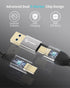 PHIXERO USB C to USB C Cable (100W/20Gbps/3.3Ft), 4K@60Hz Video Output Type-C cable, 2-in-1 USB-A/C to USB-C Cable, USB C 3.2 Gen 2×2 Cable for Ma...