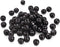 KISSITTY 200Pcs Natural Dyed Black Wooden Ball Spacer Beads 10mm Wood Loose Smooth Beads with 3.5mm Hole for DIY Craft Jewelry Making...