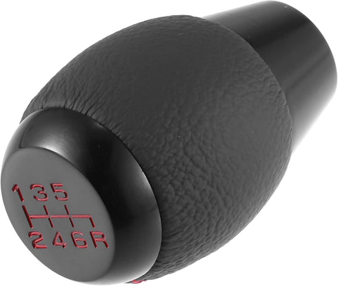 X AUTOHAUX 6 Speed Manual Gear Stick Shift Knob Transmission with Dust Cover Gear Lever Stick Shifter Handle for Honda Civic 1992-1995 Black...