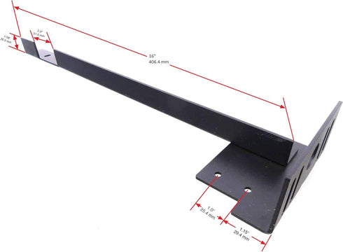 Tech Team #00712 Bed Frame Extension Set, Extend a Metal Bedframe to Meet a Headboard or Footboard, 2 Pieces, Hardware Included...
