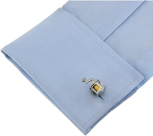 Fishing Reel Fisherman Rod Line River Fish Cufflinks...