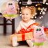 9.8" Hippo Stuffed Animal Plushie?Cute Hippo Plush with Green Pants?Gifts for Kids...