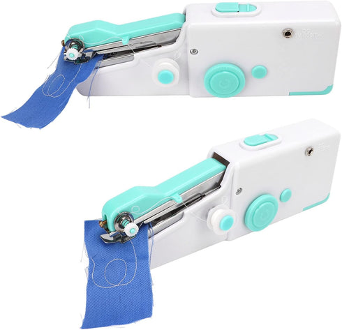 Jeanoko Mini Portable Sewing Machine, Handheld Sewing Machine Multipurpose Cordless Portable Sewing Machine for Beginners Kids Adults Quick Mendin...