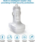 USB C Car Charger, 60W 3 Port Fast Charge Car Charger with USB C PD3.0 & Dual USB-A, for 12/12 Pro Max/12 Mini/11/11 Pro Max/XR/X/8/7, Galaxy S10/...