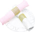 100 PCS Napkin Rings Sparkly Adornment for Wedding/Shower/Party - Golden Napkins wrap (Gold)...