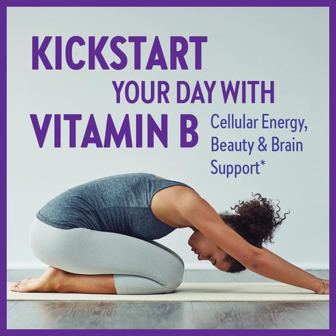 New Chapter Vitamin B Complex, Fermented Vitamin B Complex, USDA Organic, ONE Daily for Cellular Energy + Brain + Beauty, 100% Vegan, Gluten-Free ...