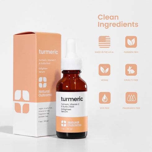 Turmeric Face Serum l Dull Spot Corrector Facial Serum I Reduces Sunspots, Hyperpigmentation, and Age Spots I Advanced Anti-Aging Serum with Vitam...