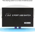 ASHATA USB 2.0 Peripheral Sharing Switch,2/4 Port USB 2.0 Manual Sharing Switch Switcher Box for PC Printer Scanner,USB Sharing Switch for 98/Me/2...