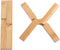 2PCS Trivet for Hot Pots and Pans Cooling Rack Non-Slip Pan Stand Cross Holder Bamboo Placemat Table Plate Foldable Pad Bowl Holder...