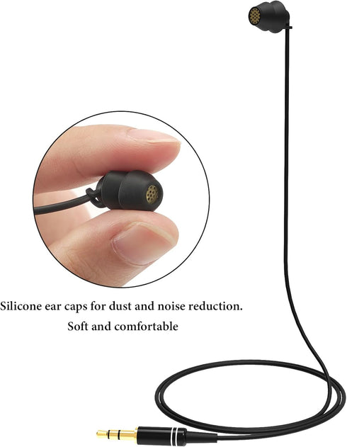 GEEKRIA Sleep Earbuds for Side Sleepers, Wired Stereo to Mono in-Ear Single Earbud, Ultra Soft Lightweight Silicone One Ear Headphone, 3.5mm Headp...