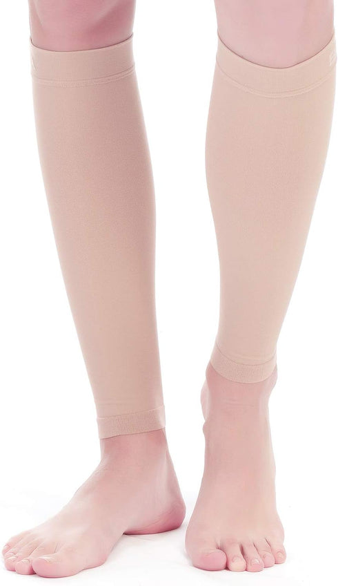 BSERA Calf Compression Sleeve Women, 2 Pairs 15-20mmHg Calf Support Footless Compression Socks Stockings for Shin Splints, Varicose Veins, Recover...