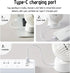 Portable Oscillating Desk Fan Handheld Table Fan Small Mini Fans Rechargeable 3.5 Inches Portable Mini Table Top Fans for Office Desk Indoor/Outdo...