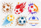 FINGERINSPIRE Soccer Flame Crack Painting Stencil 8.3x11.7inch Reusable Soccer Ball Pattern Drawing Template DIY Art Fire Football Decoration Sten...