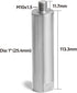 1" Post for Wood Lathe Tool Rest with 5" Total Length Including Thread, M10X1.5 Thread...
