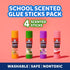 Elmer’s Scented Glue Sticks, Safe, Nontoxic School Glue, 4 Count (6g each)...