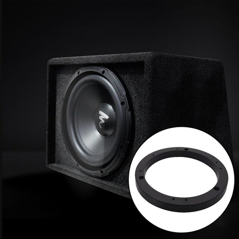 Saim 6" Dia Universal Black Plastic Speaker Spacer Adaptor Ring Mounting Bracket Fit ABS Car Stereo Speaker Spacers (2 Pcs)...