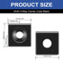 8pcs 2020 3-Way Corner Cube 2020 Extrusion Hardware T-Slot V-Slot Accessories with Screws and Nuts for 2020 Aluminum Extrusion Connector 3D Printe...