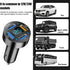 4 Ports USB Car Charger, 66W Super Fast Charging with QC 3.0, PD 20W and USB 2.4A Charger Adapter, Quick Charge with LED Voltmeter, Auto Cigarette...