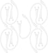 Flexible Ear Hooks for Wireless Headset 6mm Small Clamp Holder Clips, Replacement Ear Loops Earpiece Accessories, Clear, 9 Pack...