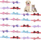 24Pcs Dog Adjustable Bow Tie,Dog Collar Puppy Neckties Dog Ties Adjustable Pet Collars Dog Grooming Accessories(Mixed Color)...