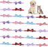 24Pcs Dog Adjustable Bow Tie,Dog Collar Puppy Neckties Dog Ties Adjustable Pet Collars Dog Grooming Accessories(Mixed Color)...