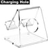 Acrylic Cell Phone Stand, Clear Phone Stand for Desk, Portable Phone Holder, Phone Dock, Office Desk Accessories, Compatible with 4-8'' Smartphone...